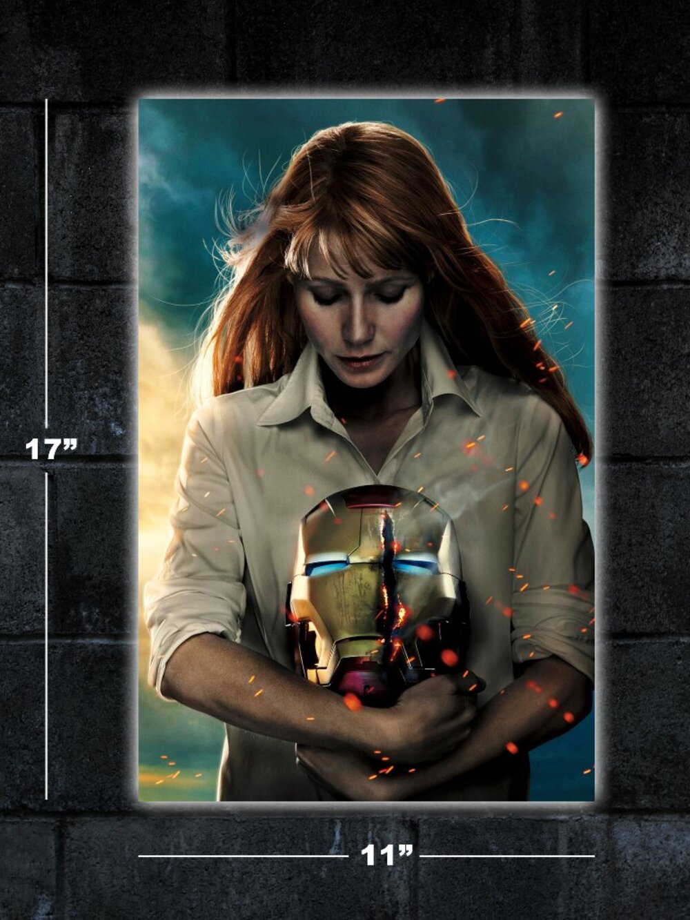 Iron Man poster - 11x17 art print merch marvel Robert Downey Jr Gwyneth Paltrow